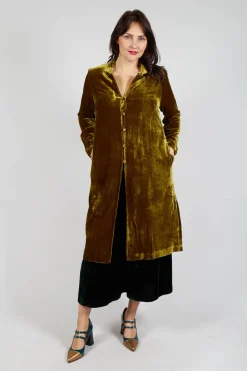 Bianco Levrin Coats^Edda Coat in Moss