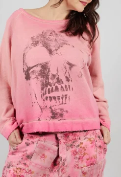 Magnolia Pearl Tops^EF Star App Richi Sweatshirt in Sunfaded Azalea