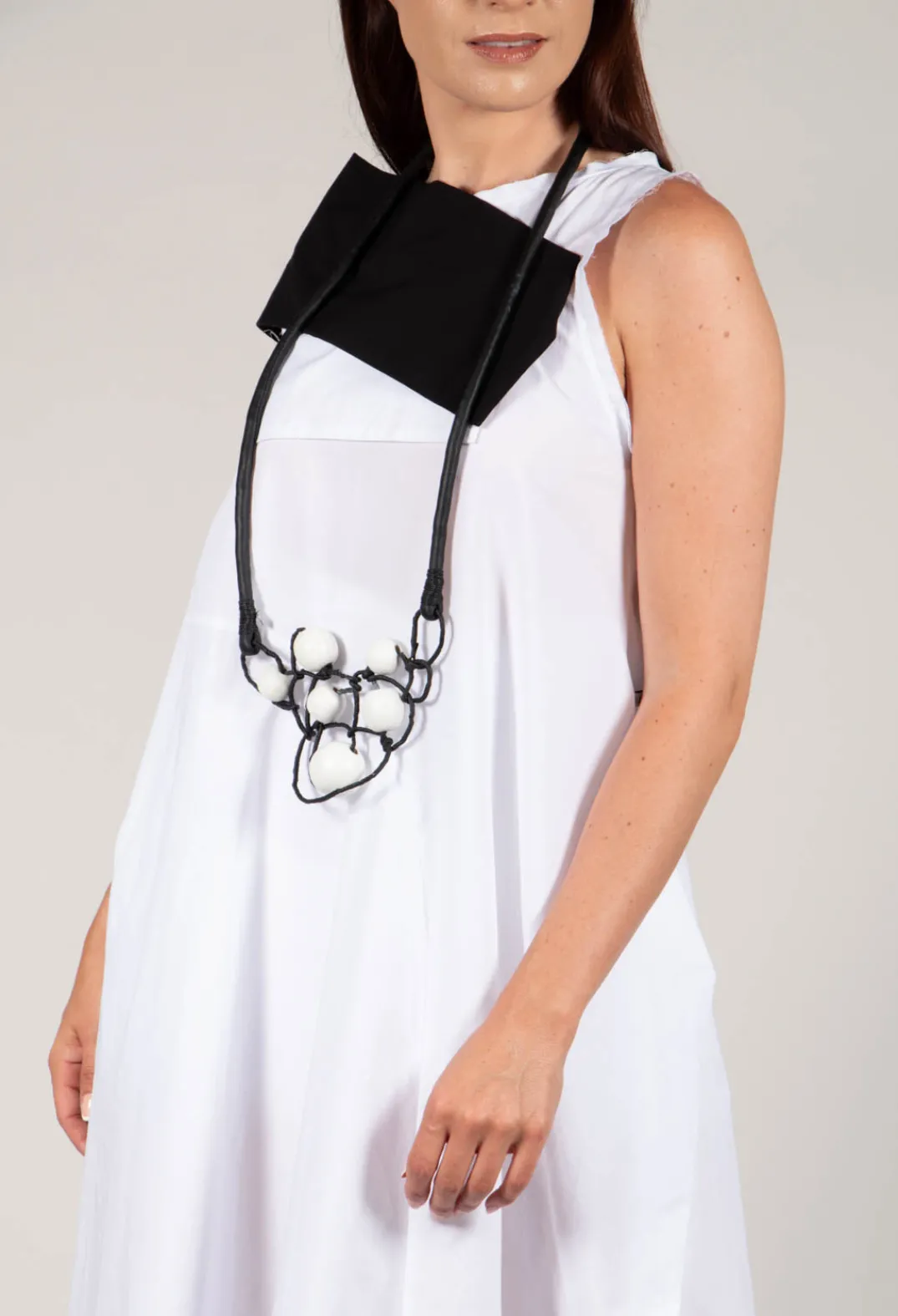 Xenia Design Dresses^ELAN1 Dress in White with Black