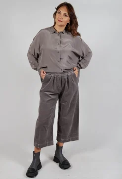 Amici Trousers^Elasticated Culottes in Iron