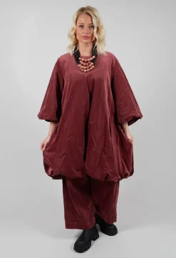 Amici Trousers^Elasticated Culottes in Intense Rust