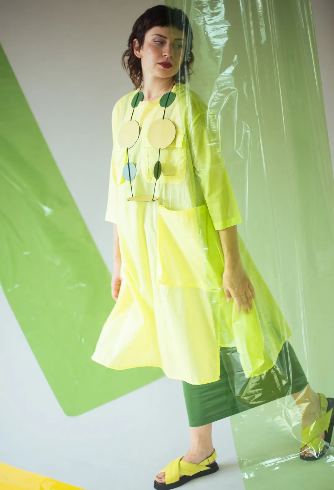 Bread and Butter Skirts^Elasticated Jersey Skirt in Green