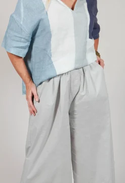 Amici Trousers^Elasticated Waist Trousers in Oyster Grey