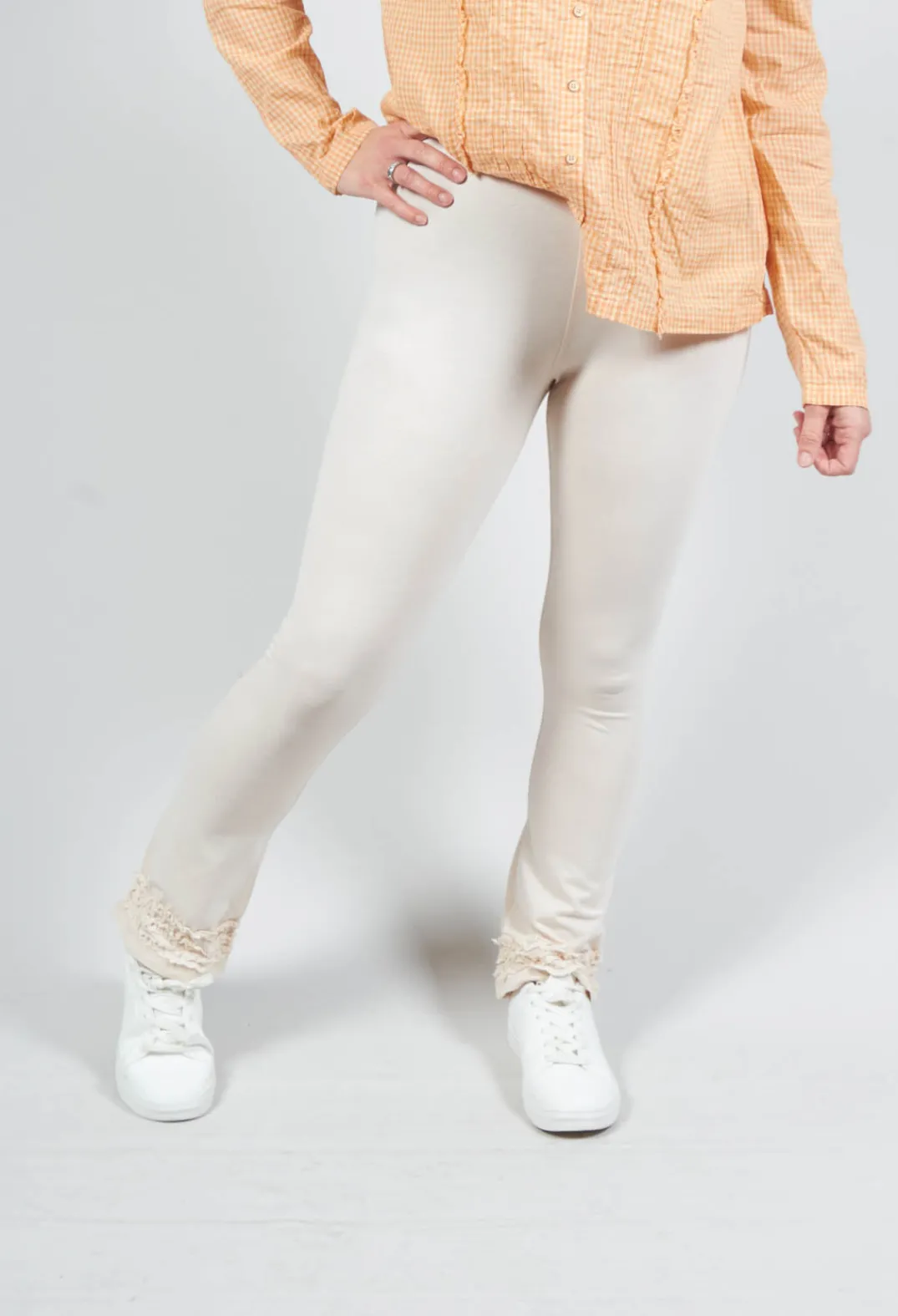 Ewa I Walla Leggings^Ellen Cropped Leggings in Pale Pink