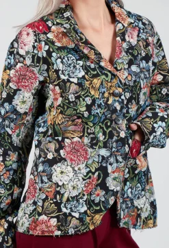 Marc Point Jackets^Embroidered Blazer in Multicolour