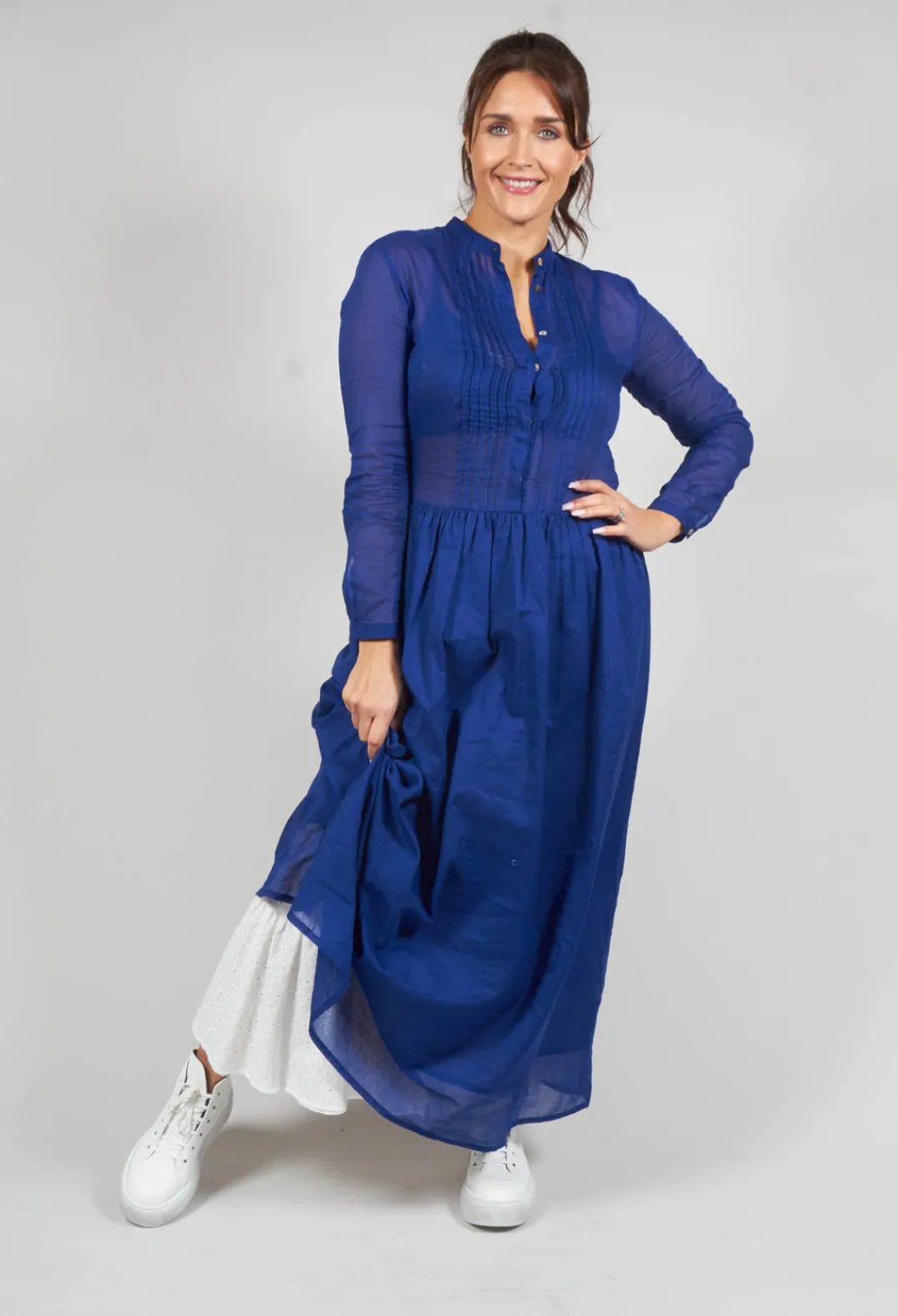 Niù Skirts|Co-ords & Suits^Embroidered Midi Skirt with Peplum in Chalk