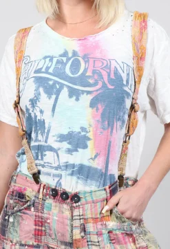 Magnolia Pearl Belts^Embroidered Shea Suspenders in Deelite