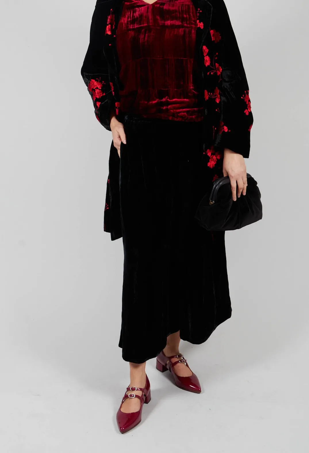 Bianco Levrin Trousers^Emma Trousers in Black