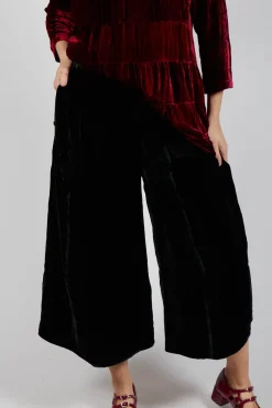 Bianco Levrin Trousers^Emma Trousers in Black