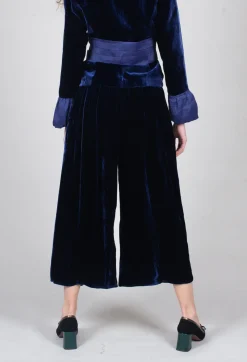 Bianco Levrin Trousers^Emma Trousers in Blue