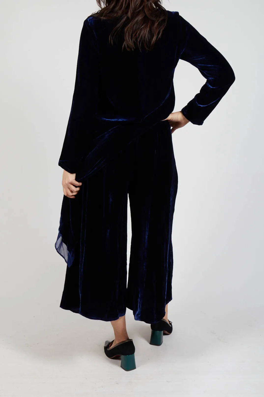 Bianco Levrin Trousers^Emma Trousers in Blue