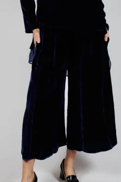 Bianco Levrin Trousers^Emma Trousers in Blue