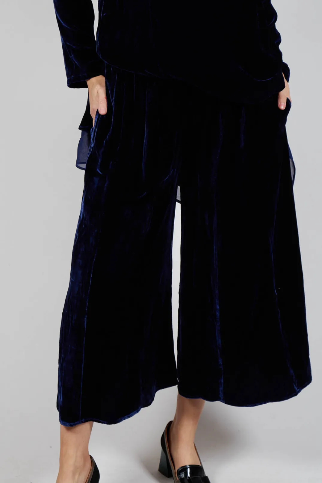 Bianco Levrin Trousers^Emma Trousers in Blue