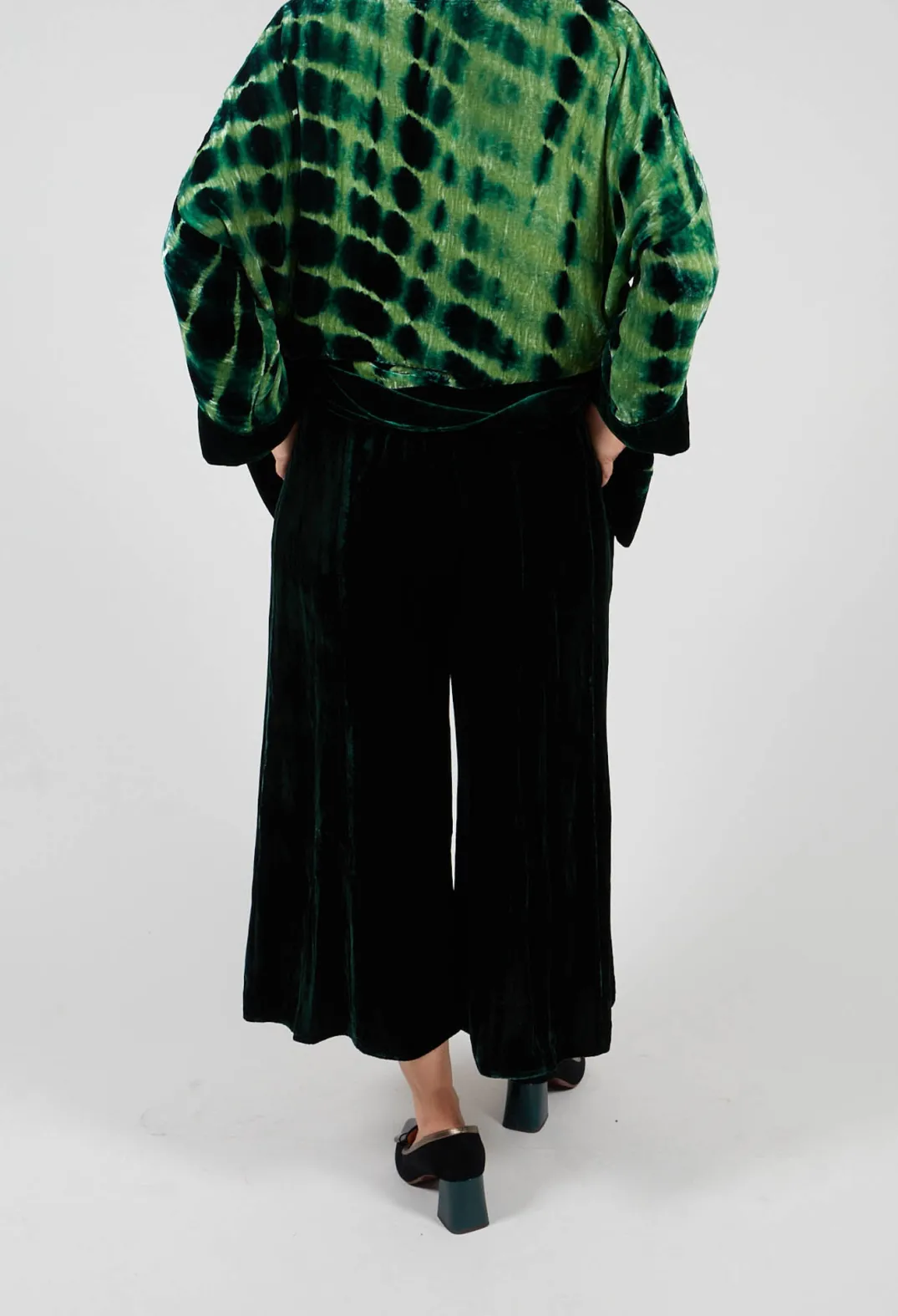 Bianco Levrin Trousers^Emma Trousers in Bottle Green