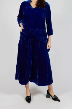 Bianco Levrin Trousers^Emma Trousers in Cobalt Blue