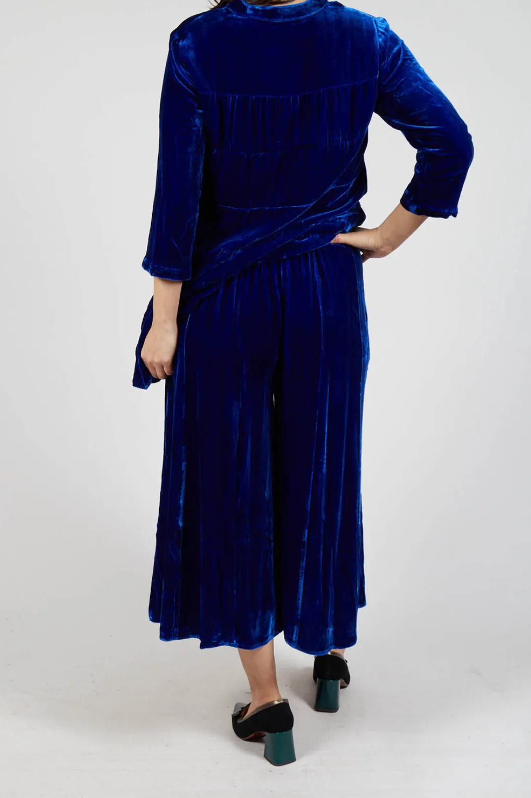 Bianco Levrin Trousers^Emma Trousers in Cobalt Blue