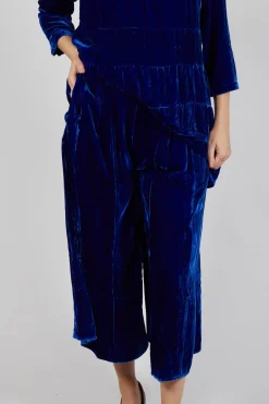 Bianco Levrin Trousers^Emma Trousers in Cobalt Blue