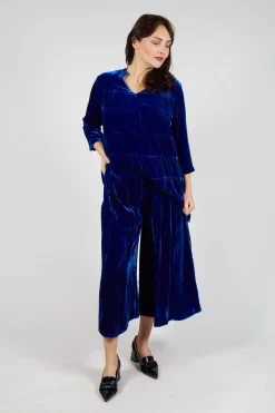 Bianco Levrin Trousers^Emma Trousers in Cobalt Blue