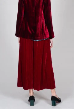Bianco Levrin Trousers^Emma Trousers in Red