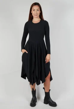 High Dresses^Enthusiasm Dress in Black