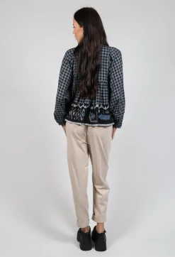 Conditions Apply Tops^Esther Handwoven Top in Black