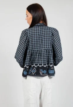 Conditions Apply Tops^Esther Handwoven Top in Black