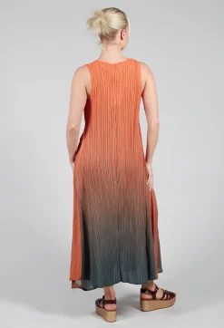 Alquema Dresses^Estrella Dress in Tangerine and Shadow