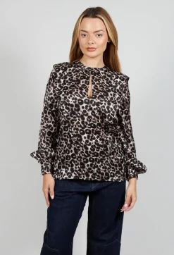 Dea Kudibal Shirts & Blouses^Evelyn Blouse in Leopard Soil