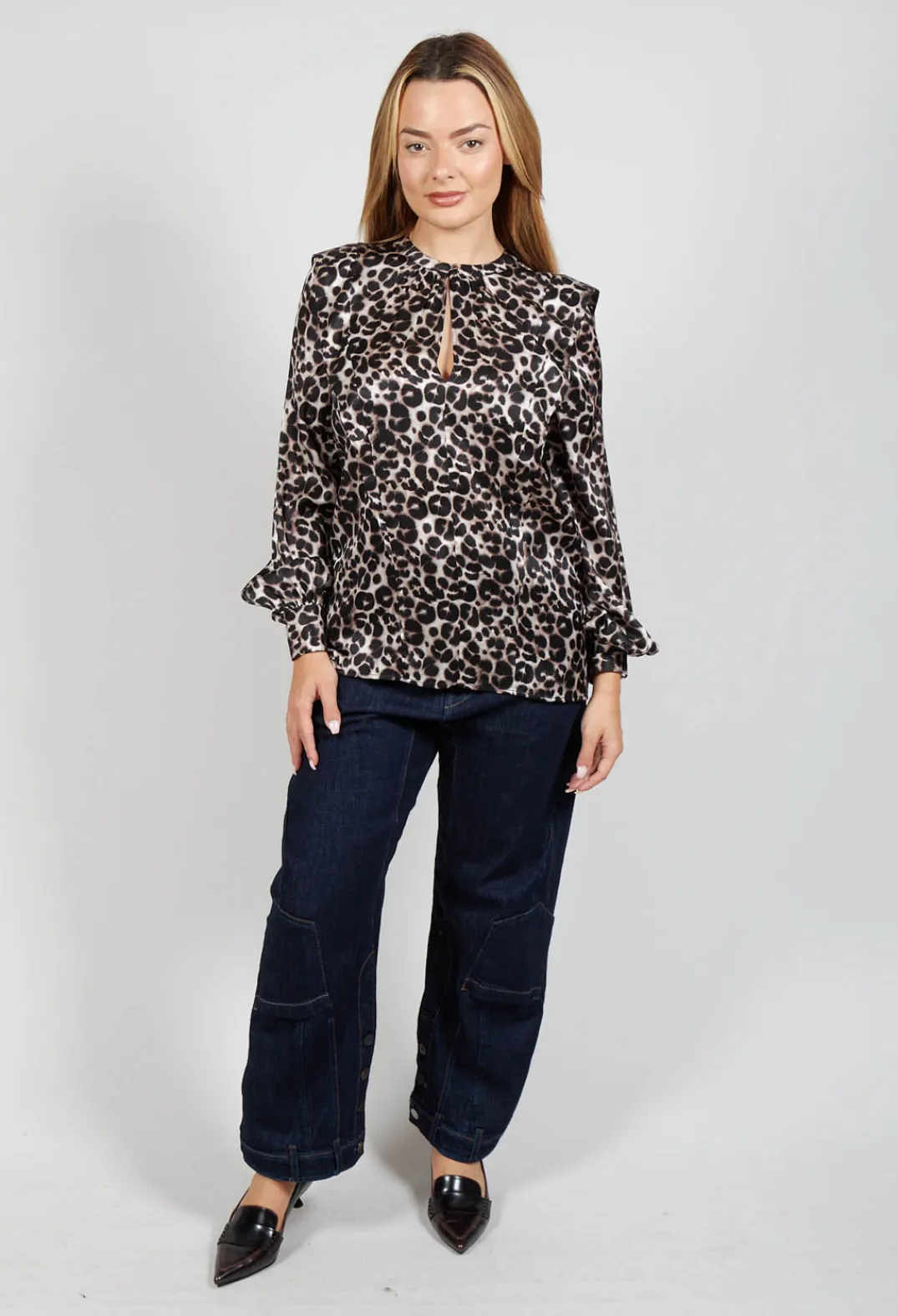 Dea Kudibal Shirts & Blouses^Evelyn Blouse in Leopard Soil
