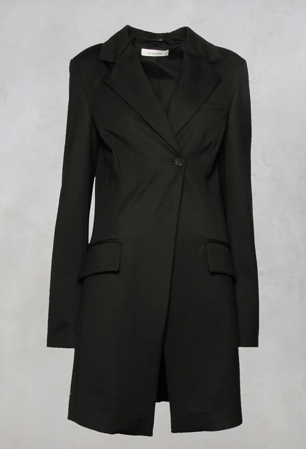 Nostra Santissima Jackets^Extra Longline Jacket in Black