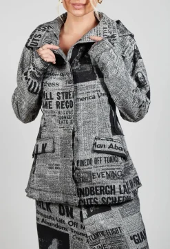 Rundholz Dip Jackets^Extreme High Collar Jacket in Moonwalk