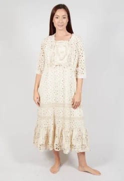 Magnolia Pearl Dresses^Eyelet Haru Dress in Moonlight