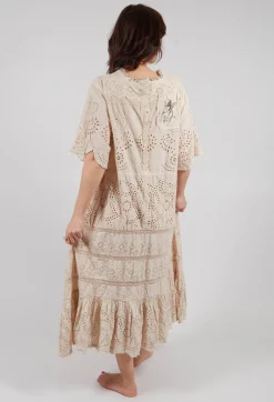 Magnolia Pearl Dresses^Eyelet Heeren Dress in Moonlight