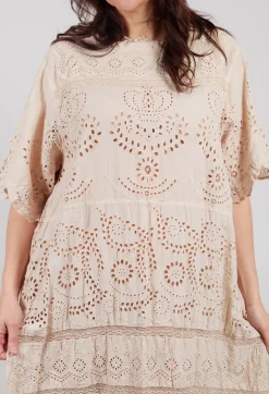 Magnolia Pearl Dresses^Eyelet Heeren Dress in Moonlight
