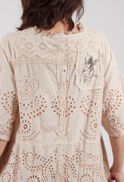 Magnolia Pearl Dresses^Eyelet Heeren Dress in Moonlight