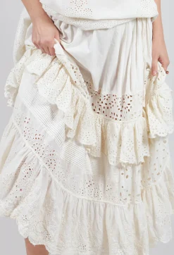 Magnolia Pearl Skirts^Eyelet Pissarro Skirt in True