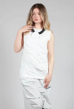 La Vaca Loca Tops^Falta Top in Off White
