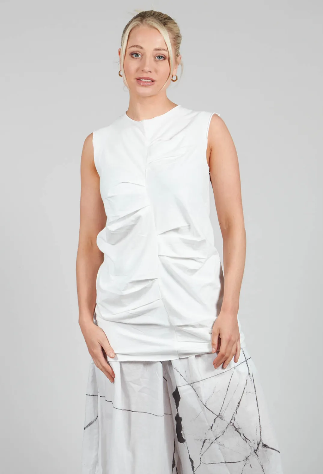 La Vaca Loca Tops^Falta Top in Off White