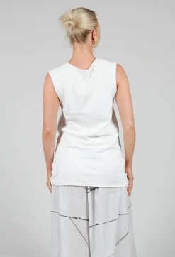 La Vaca Loca Tops^Falta Top in Off White