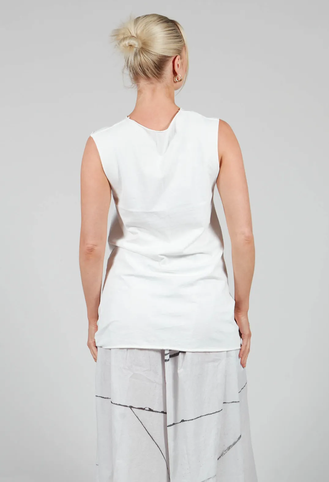 La Vaca Loca Tops^Falta Top in Off White