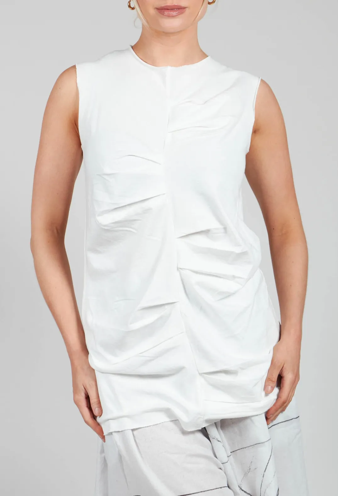 La Vaca Loca Tops^Falta Top in Off White
