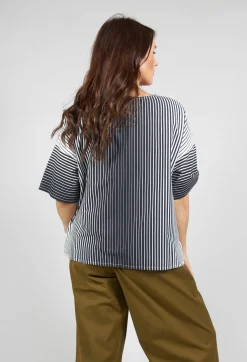 Elemente Clemente Shirts & Blouses^Faly Shirt in Off White and Night Stripe