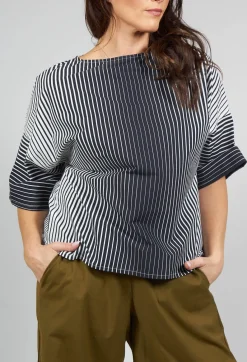 Elemente Clemente Shirts & Blouses^Faly Shirt in Off White and Night Stripe