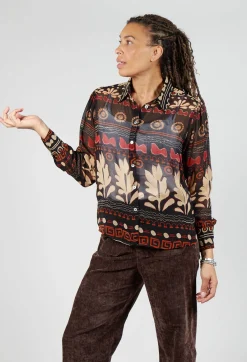 Rene Derhy Shirts & Blouses^Fantaisie Blouse in Noir