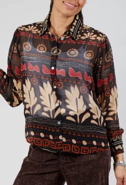 Rene Derhy Shirts & Blouses^Fantaisie Blouse in Noir