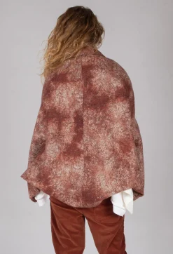 Moyuru Coats^Felted Cape in Brown