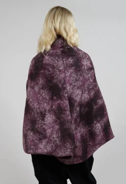 Moyuru Coats^Felted Cape in Purple
