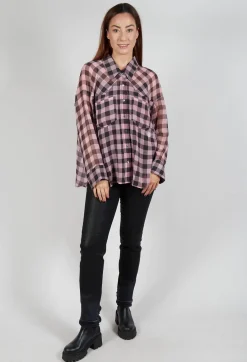 High Shirts & Blouses^Fetching Shirt in Pink Check