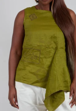 High Tops^Fictitious Top in Olive Green