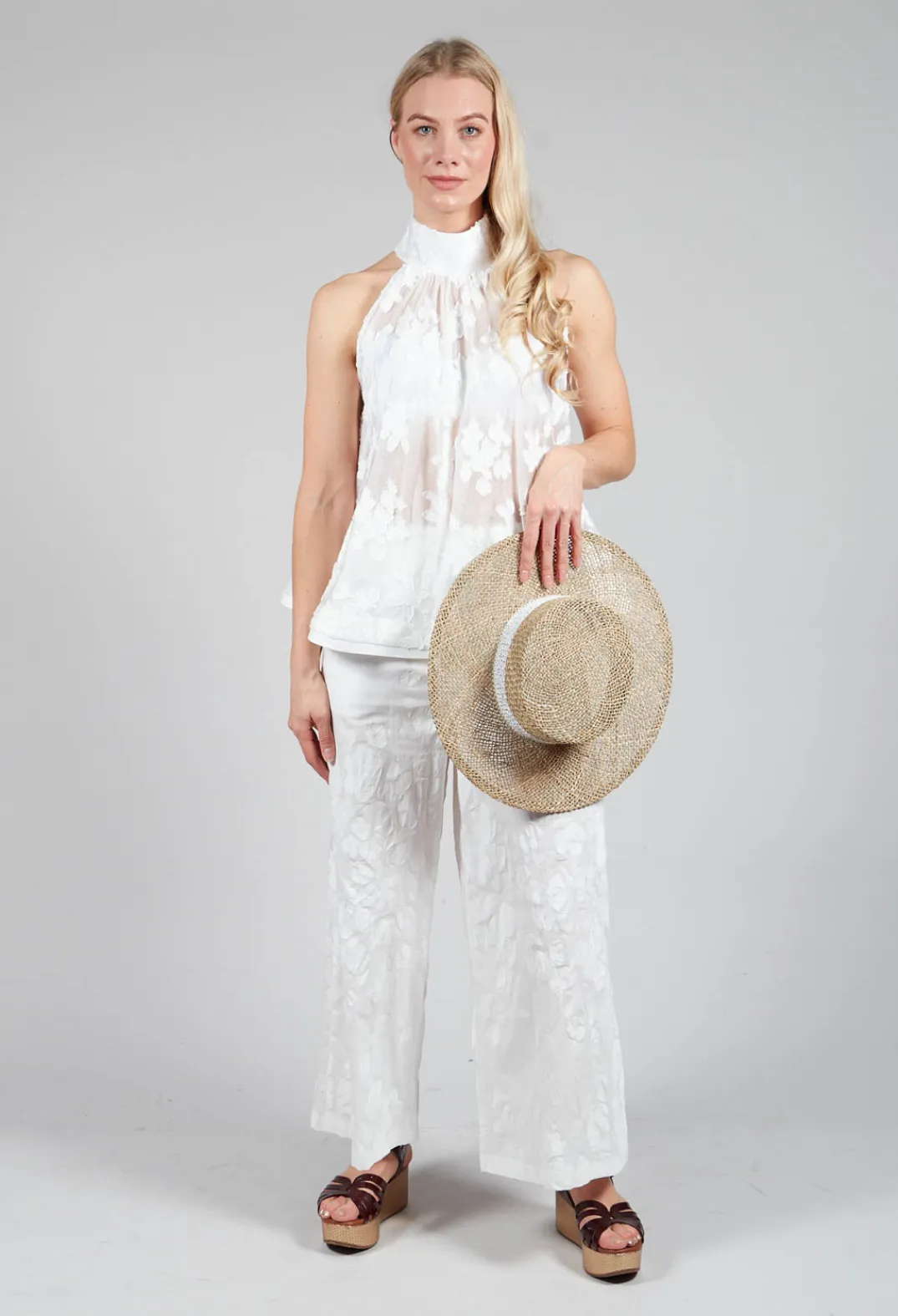 Beatrice B Tops^Fil Coupè Top in White